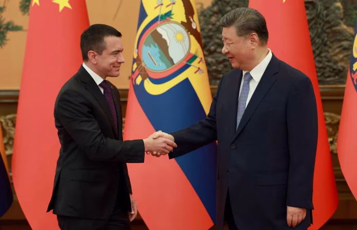 China espera que viaje de Daniel Noboa consolide “aún más la confianza política mutua”